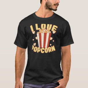 Camiseta A los amantes del palomitas les encanta el día de 