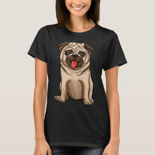 Camiseta A los amantes del pug Dog les encanta a los perros