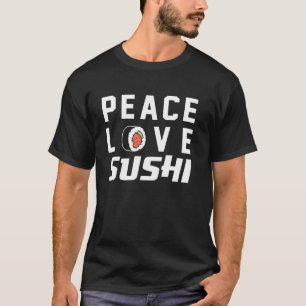 Camiseta A los amantes del sushi les encanta la pasión culi