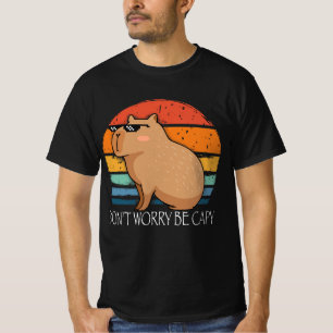 Camiseta A los capibaras no les preocupa ser capy graciosos