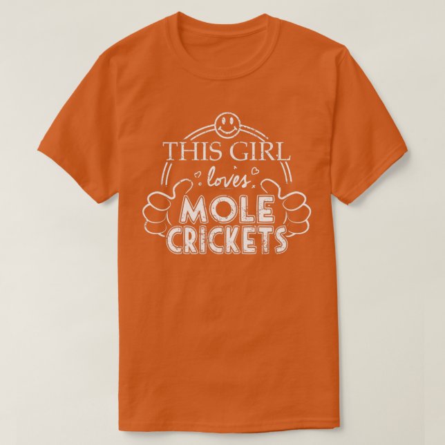 Camiseta A los chicas les encanta el cricket y aumentan el  (Diseño del anverso)