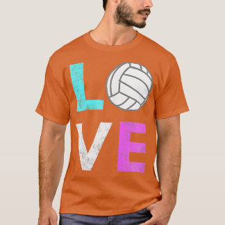 Camiseta A los chicas les encanta el voleibol, el mejor reg