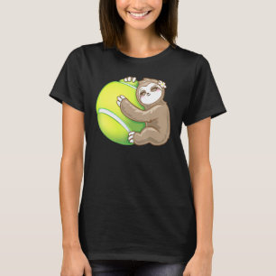 Camiseta A los chicas les encanta la pelota de tenis de esl