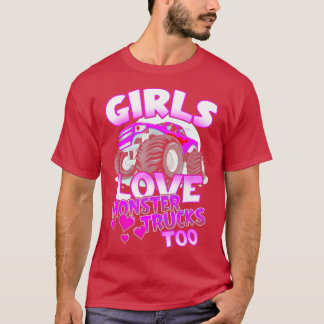Camiseta A los chicas les encantan las camionetas de los mo