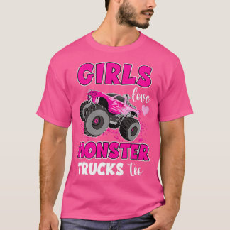 Camiseta A los chicas les encantan las camionetas de los mo