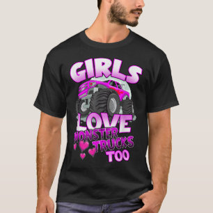 Camiseta A los chicas les encantan las camionetas de los mo
