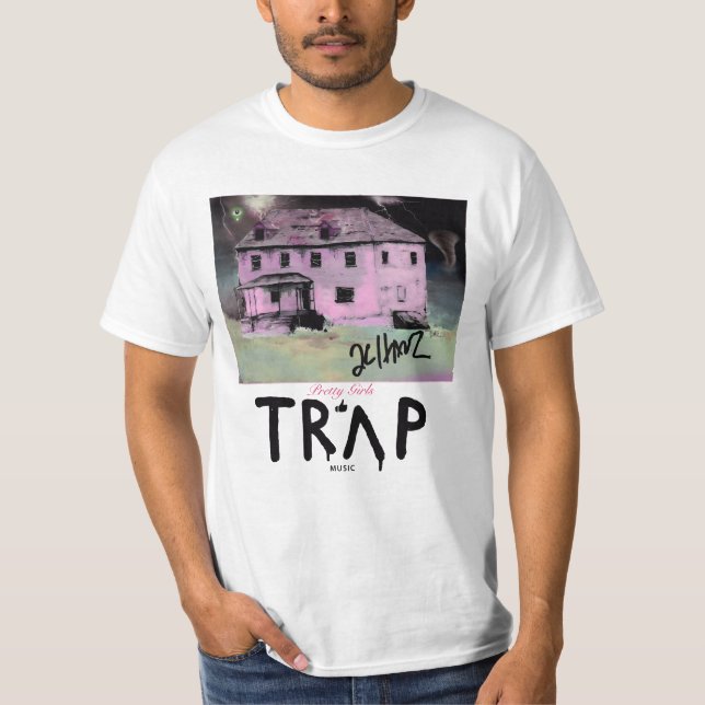 Camiseta A los Chicas les gusta el álbum de música trampa (Anverso)
