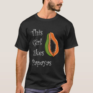 Camiseta A los chicas les gustan las frutas tropicales de v
