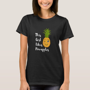 Camiseta A los chicas les gustan las piñas frutas tropicale