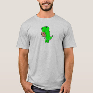 Camiseta A los dinosaurios verdes les encanta el fútbol