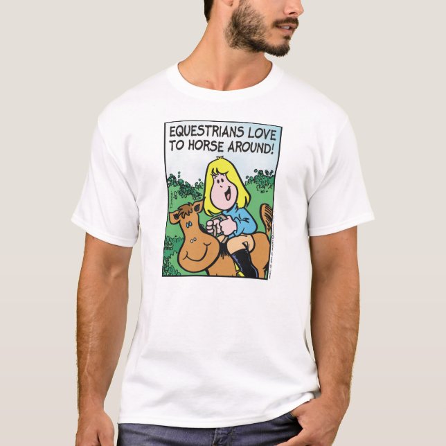 Camiseta A Los Ecuestrianos Les Encanta... (Anverso)