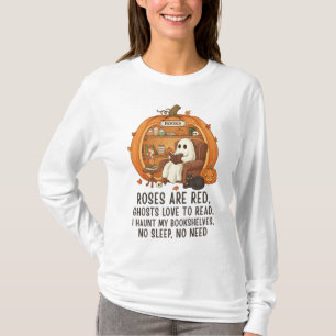 Camiseta A los fantasmas les encanta leer - Amante de libro