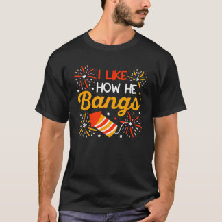 Camiseta A los fuegos artificiales ME GUSTA CÓMO ÉL PROHÍBE