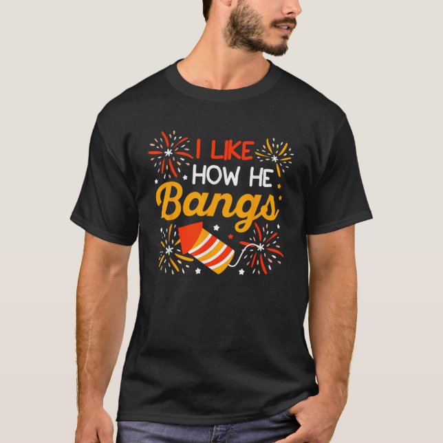 Camiseta A los fuegos artificiales ME GUSTA CÓMO ÉL PROHÍBE (Anverso)