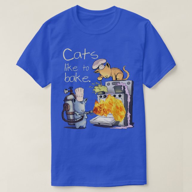 Camiseta A los gatos de mujeres hombres les gusta hacer gat (Diseño del anverso)