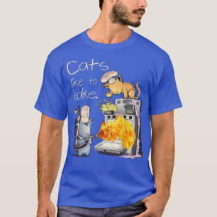 Camiseta A los gatos de mujeres hombres les gusta hacer gat