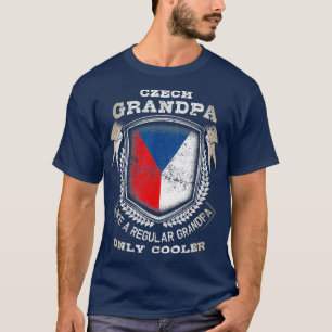 Camiseta A los hombres al abuelo checo sólo les gusta un a