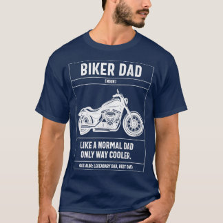 Camiseta A Los Hombres Biker Papá Les Gusta Un Papá Normal