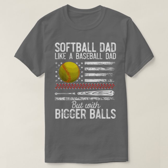 Camiseta A Los Hombres De Softbol Les Gusta La Definición D (Diseño del anverso)