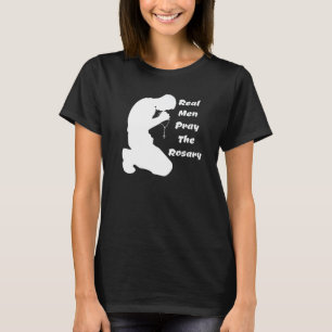 Camiseta A Los Hombres De Verdad Les Gusta Rezar Al Hombre
