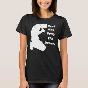 Camiseta A Los Hombres De Verdad Les Gusta Rezar Al Hombre 