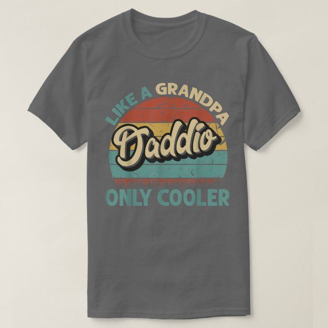 Camiseta A los hombres les gusta un abuelo, un padre de la  (Diseño del anverso)