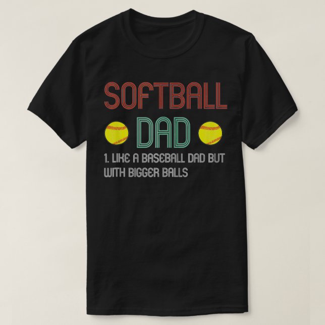 Camiseta A Los Hombres Les Gusta Un Papel De Softbol Como A (Diseño del anverso)