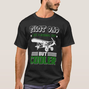 Camiseta A Los Hombres Piloto Papá Les Gusta Un Papá Normal