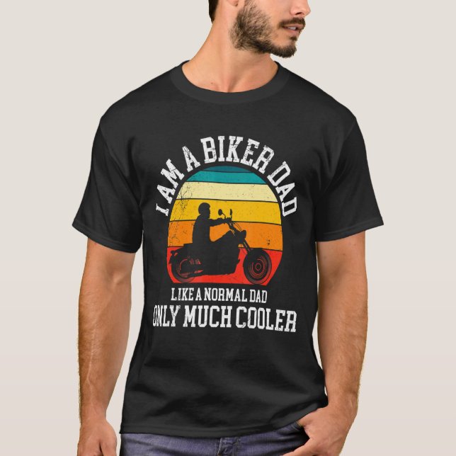Camiseta A los hombres que viajan en bicicleta a papá les g (Anverso)
