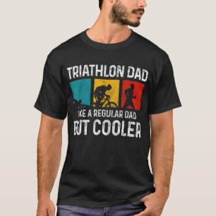 Camiseta A Los Hombres Triatlón Papá Les Gusta Un Papá Regu