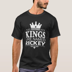 Camiseta A los Kings se les llama RICKEY Funny Nombre Perso