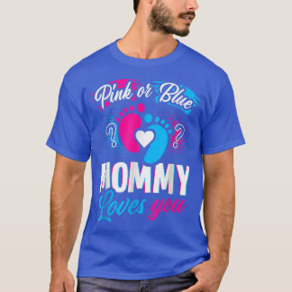 Camiseta A los mamás rosados o azules les les encanta la di