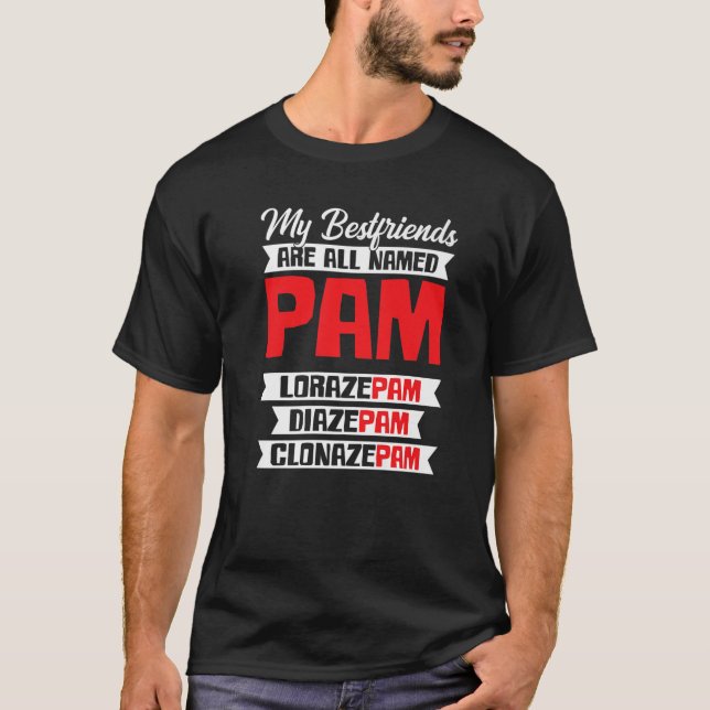 Camiseta A los mejores amigos se les llama enfermeras de la (Anverso)