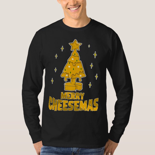 Camiseta A los Navidades amantes del queso les gusta mucho  (Anverso)