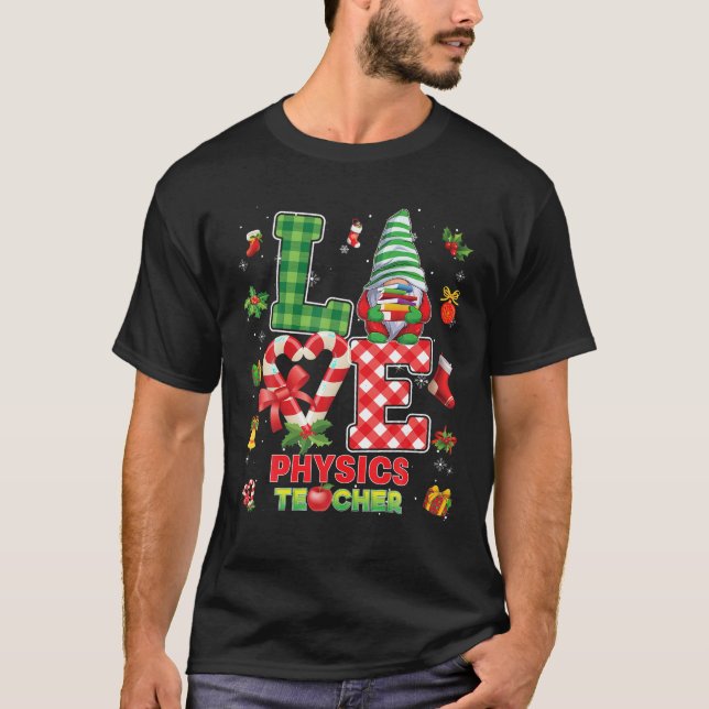 Camiseta A los navidades les encanta el profesor de física  (Anverso)