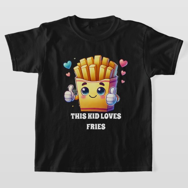 Camiseta A los niños de Unisex les encantan las papas frita (Distribución)