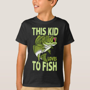 Camiseta A Los Niños Les Encanta Pescar A Los Niños
