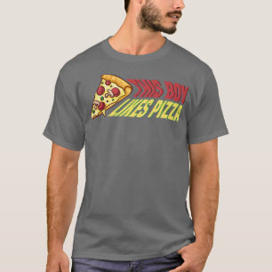 Camiseta A los niños les gusta la pizza, es gracioso decir 