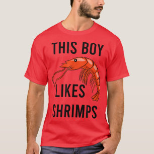 Camiseta A los niños les gustan las gambas y el marisco