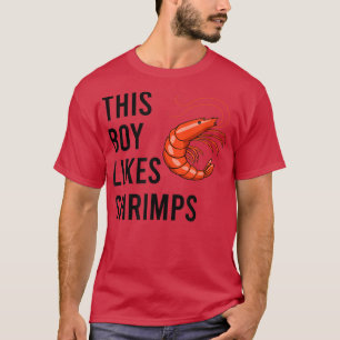 Camiseta A los niños les gustan las gambas y el marisco