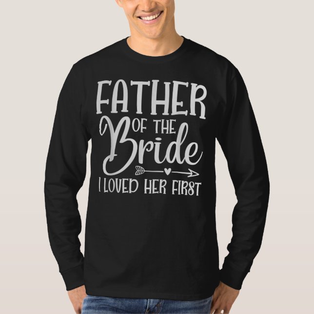 Camiseta A Los Padres De La Novia Me Encantó Su Primer Matr (Anverso)
