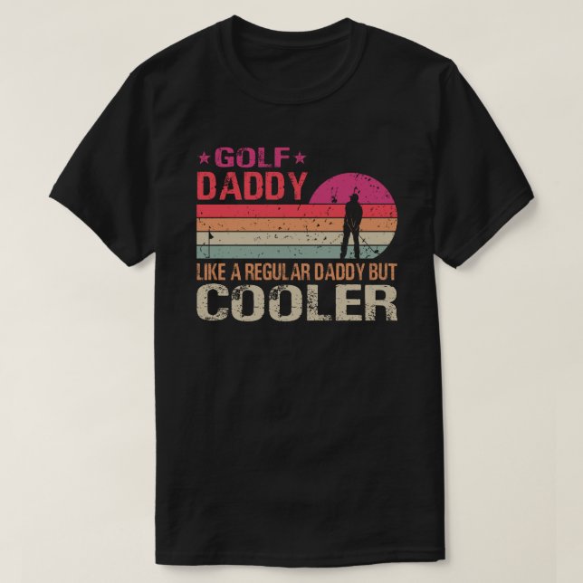 Camiseta A Los Papás Golf Les Gusta Un Papi Regular Pero Un (Diseño del anverso)