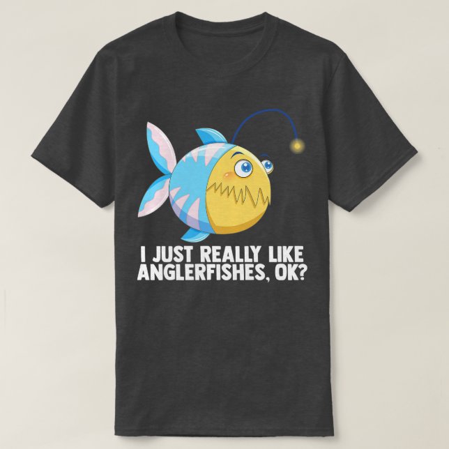Camiseta A Los Pescadores Me Gusta Realmente Anglerf (Diseño del anverso)