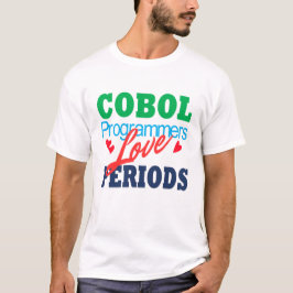 Camiseta A los programadores de Cobol les aman los puntos