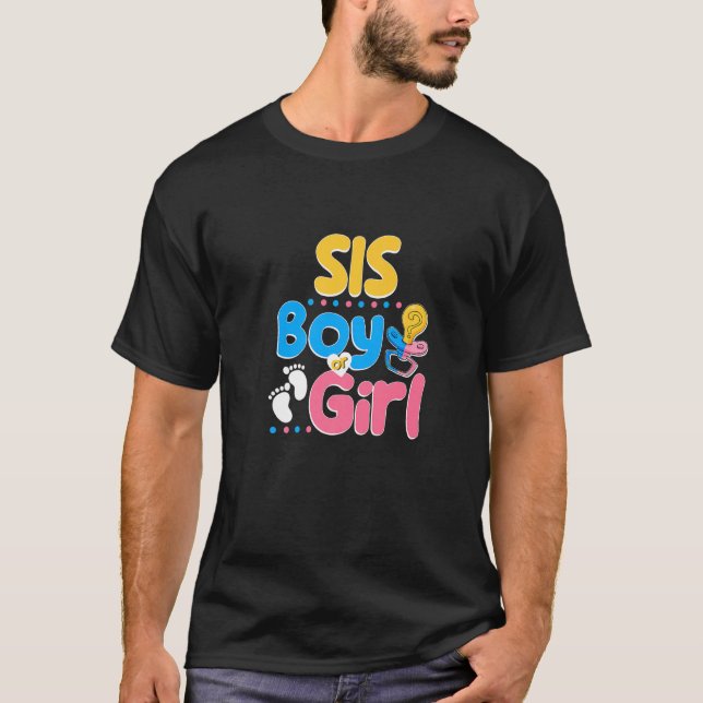 Camiseta A los sis rosados o azules les les encanta como a  (Anverso)
