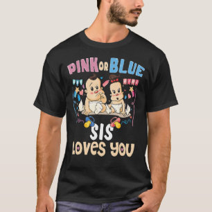 Camiseta A los sis rosados o azules les les encanta como a 