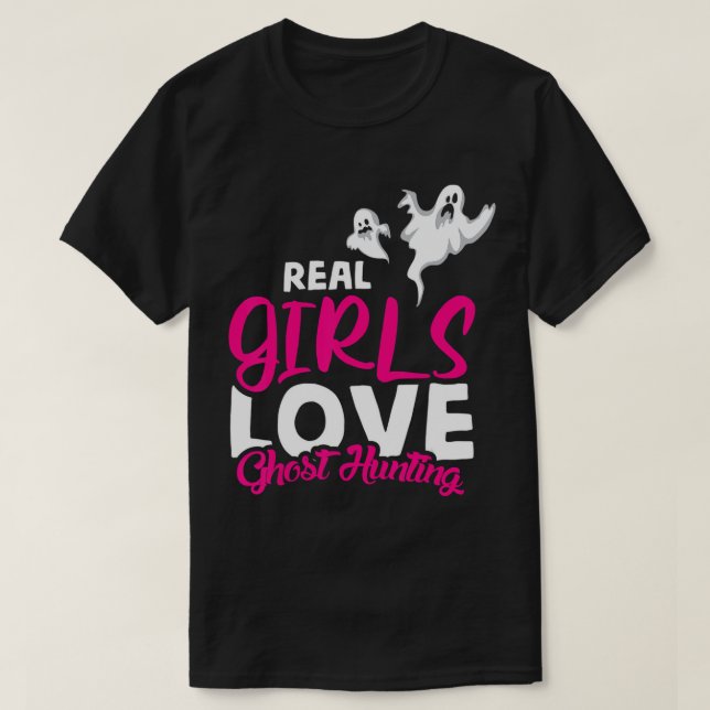 Camiseta A los verdaderos Chicas les encanta el diseño de l (Diseño del anverso)