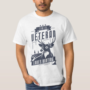 Camiseta A los veteranos les encanta cazar
