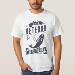 Camiseta A los veteranos les encanta pescar