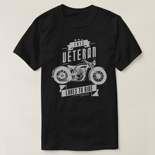 Camiseta A los veteranos les encanta viajar (Diseño del anverso)